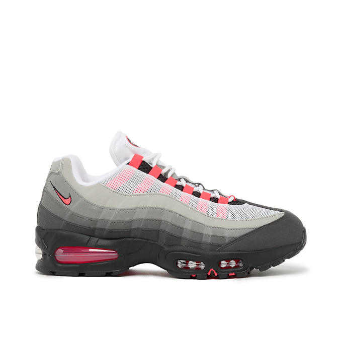 Nike Wmns Air Max 95 Big Bubble "Solar Red" grey 98592 2