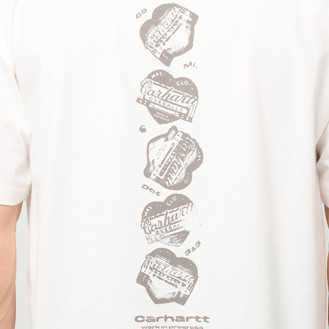 Carhartt WIP S/S Garble T-Shirt weiß 98940 5