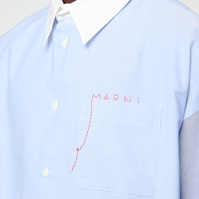 Marni Long Sleeve Shirt blauw 98951 3