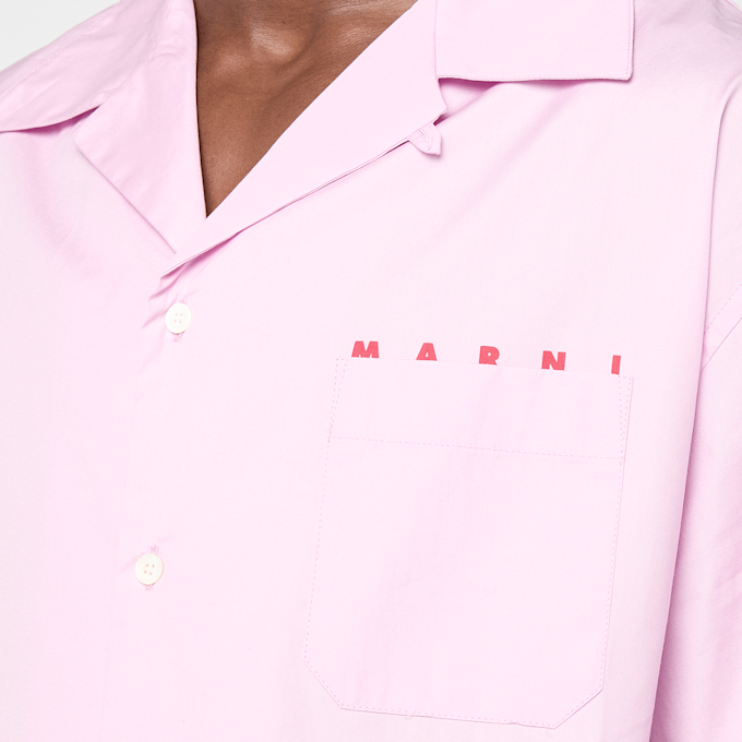 Marni Short Sleeve Shirt rosa 98952 3