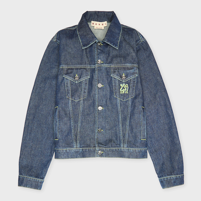 Marni Denim Jeans Jacket blauw 98964 1