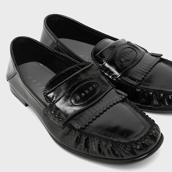 Marni Moccasin Shoe Loafer schwarz 98998 6