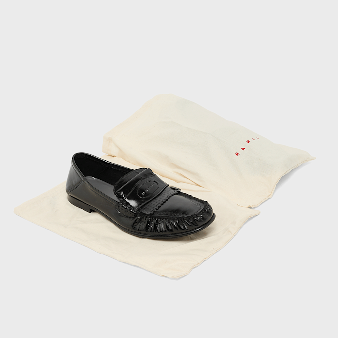 Marni Moccasin Shoe Loafer schwarz 98998 7