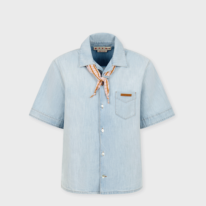 Marni Shirt blue 98993 1