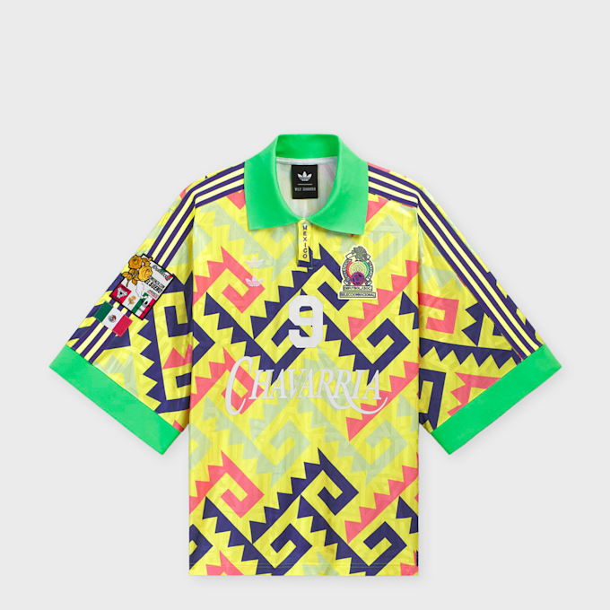 adidas Originals x Willy Chavarria AOP Goalkeeper Jersey yellow 99212 1