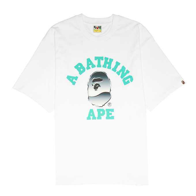 A Bathing Ape x Solebox College Relaxed Fit Tee weiß 99390 1
