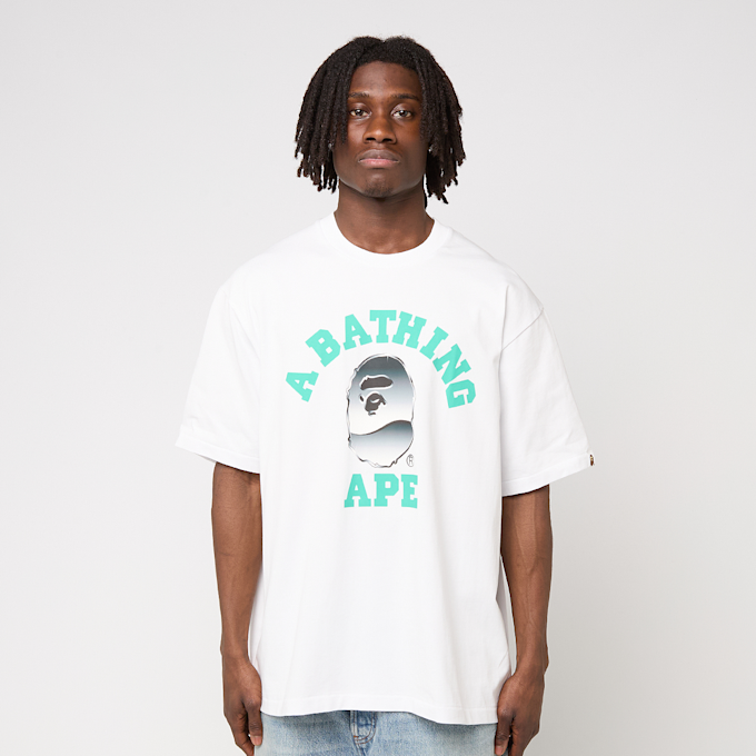 A Bathing Ape x Solebox College Relaxed Fit Tee weiß 99390 2