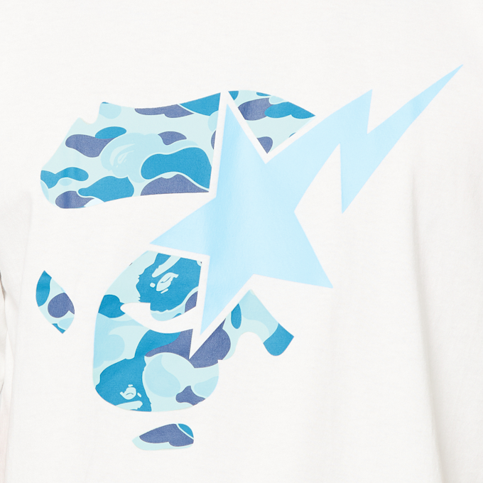 A Bathing Ape ABC Camo Ape Face Sta Tee M weiß 99435 4