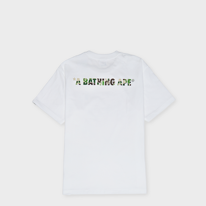 A Bathing Ape ABC Camo One Point Tee M white 99431 1
