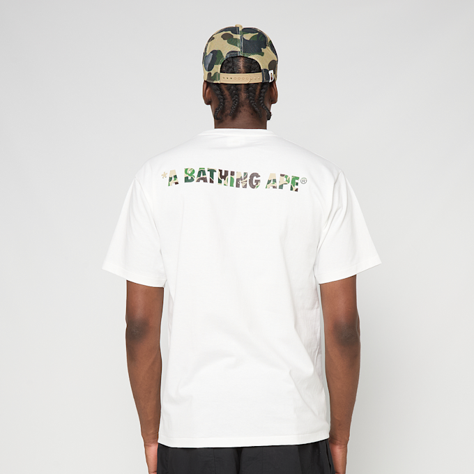 A Bathing Ape ABC Camo One Point Tee M weiß 99431 4