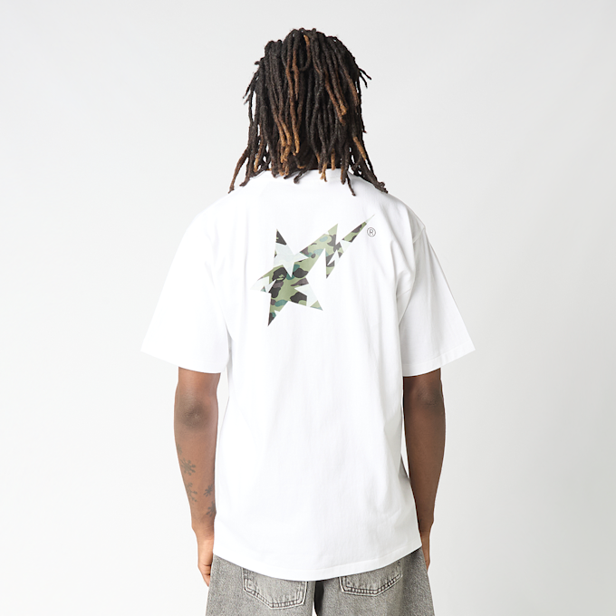 A Bathing Ape Screen Camo Bape Sta Tee weiß 99438 3