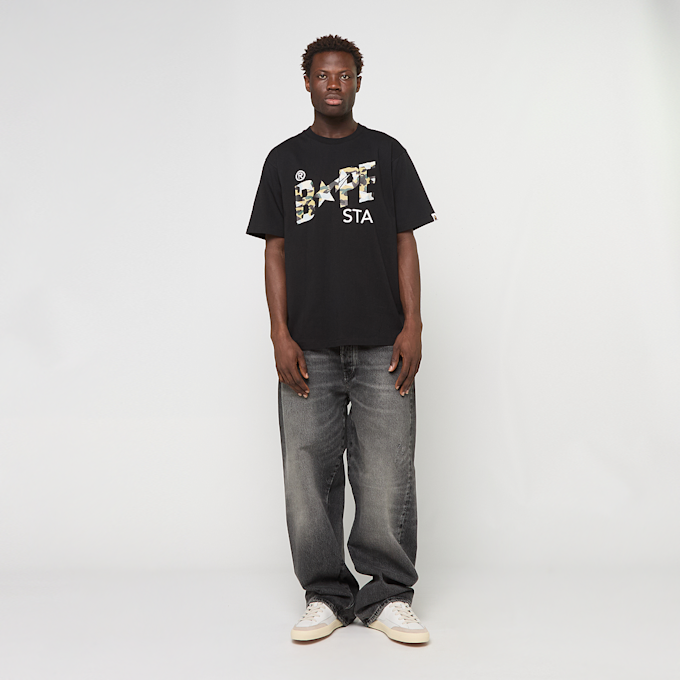 A Bathing Ape Sta Over Print 1st Camo Bape Sta Tee black 99437 2
