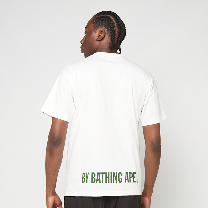 A Bathing Ape Glitch Woodland Camo Ape Face Sta Tee M weiß 99441 3