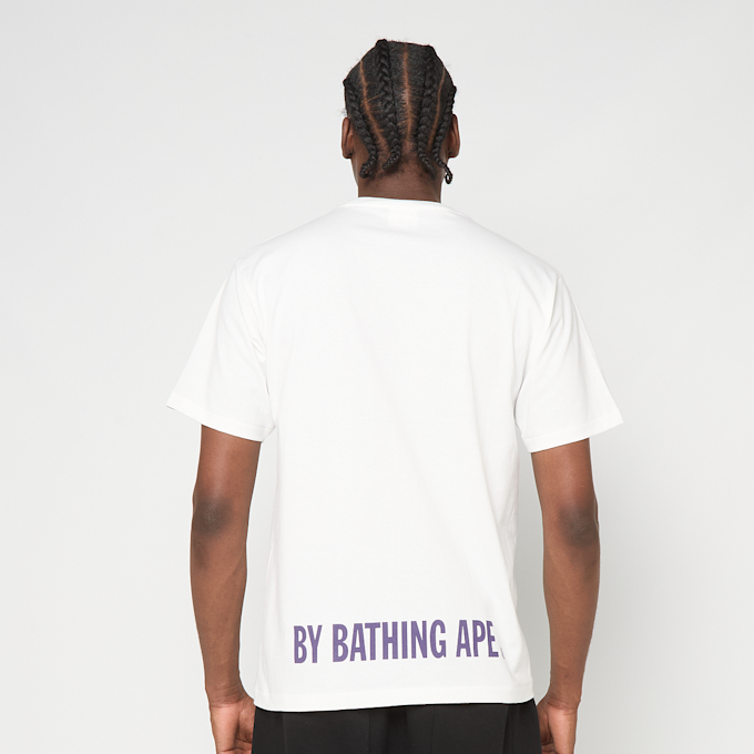A Bathing Ape Glitch Woodland Camo Ape Face Sta Tee M weiß 99439 3