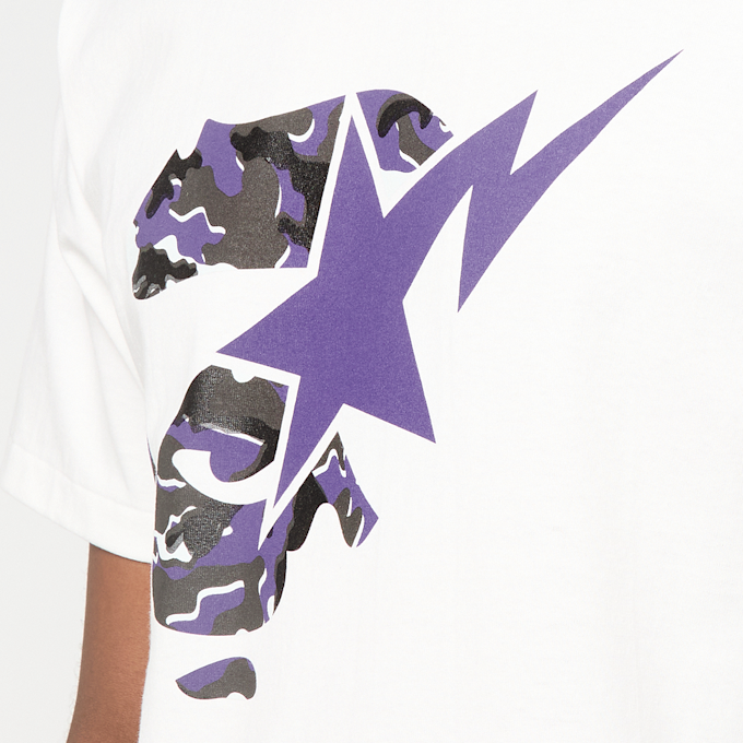 A Bathing Ape Glitch Woodland Camo Ape Face Sta Tee M wit 99439 4