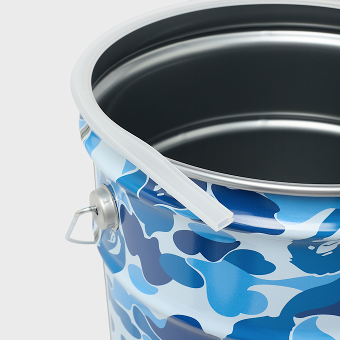 A Bathing Ape ABC Camo Steel Can Stool M blau 99467 3