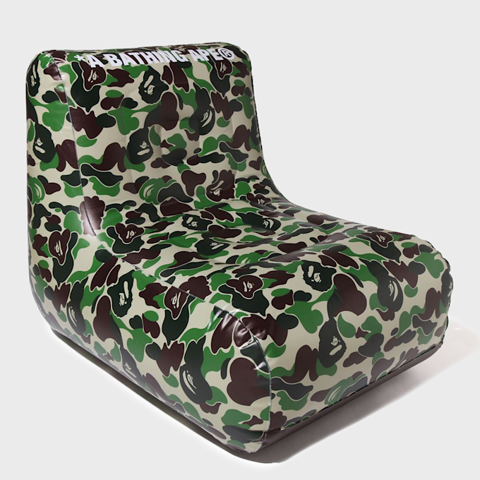 A Bathing Ape ABC Camo Inflatable Chair M green 99471 2