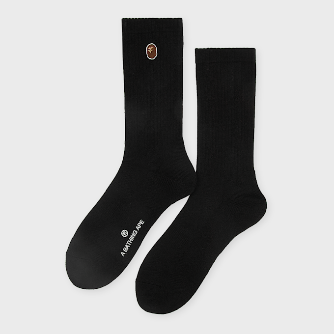 A Bathing Ape Ape Head One Point Socks schwarz 99473 1