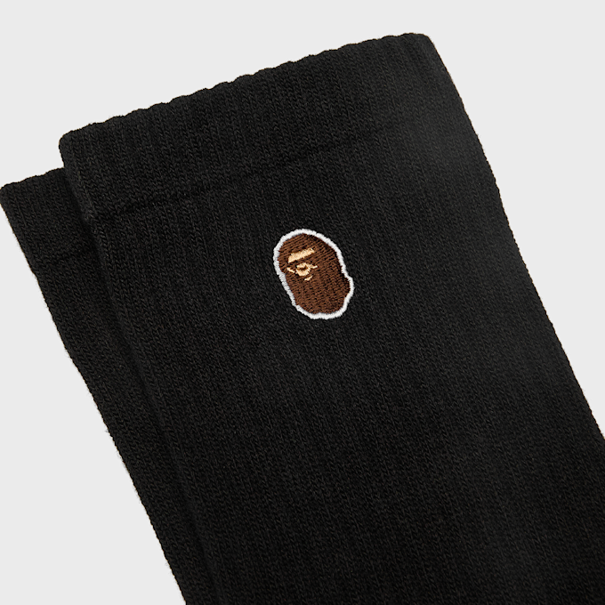 A Bathing Ape Ape Head One Point Socks schwarz 99473 3