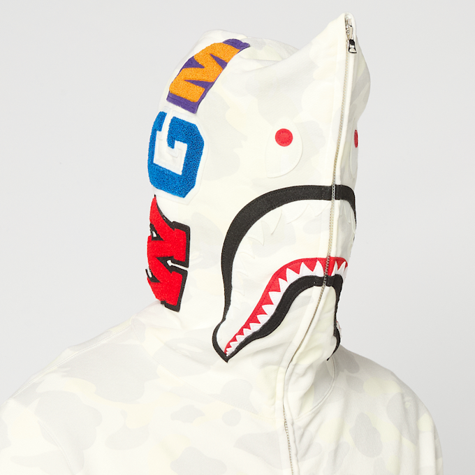 A Bathing Ape City Camo Shark Regular Fit Full Zip Hoodie wit 99484 4