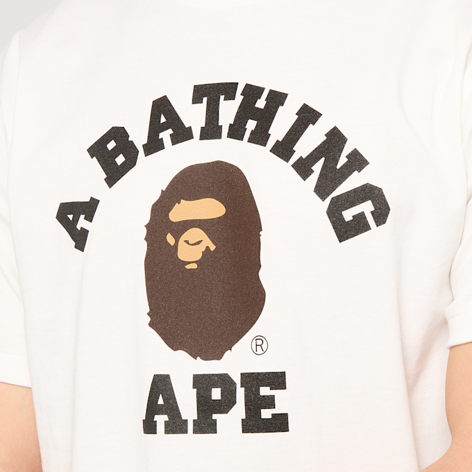 A Bathing Ape College Tee M wit 99487 3