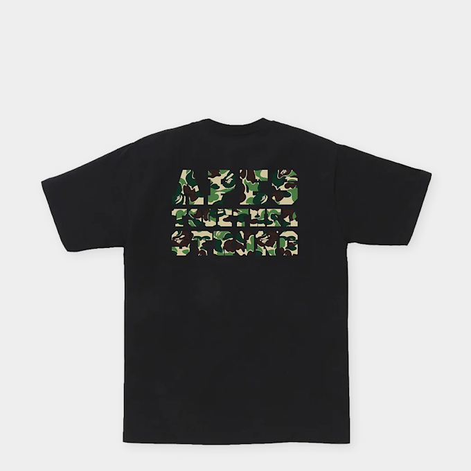 A Bathing Ape ABC Camo College ATS Tee schwarz 99492 1