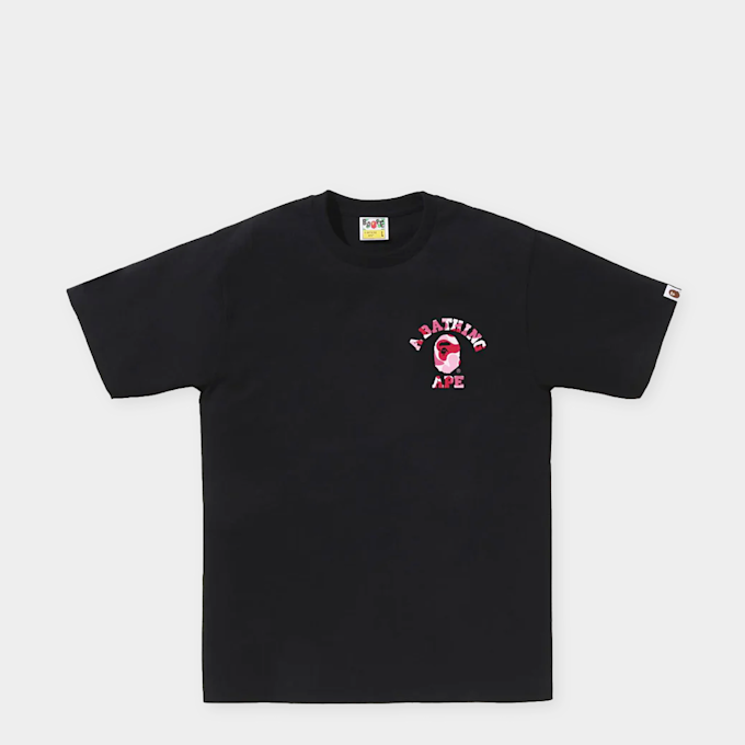 A Bathing Ape ABC Camo College ATS Tee black 99493 1