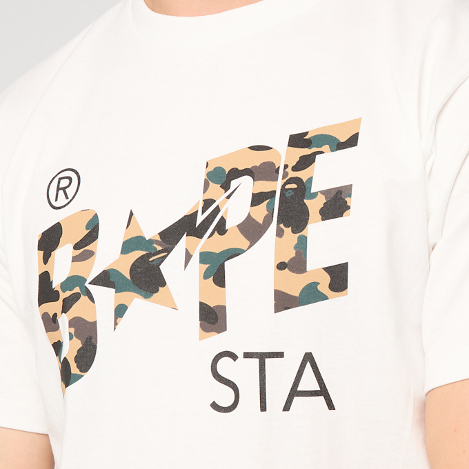 A Bathing Ape 1st Camo Bape Sta Tee M white 99496 4