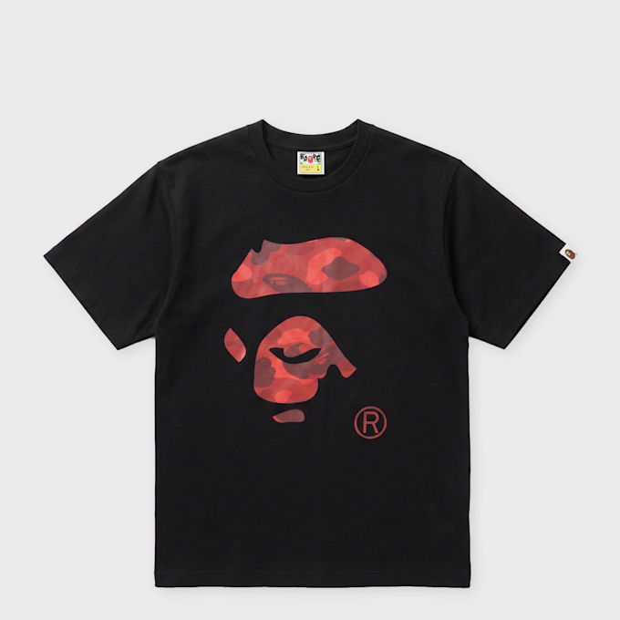 A Bathing Ape Color Camo Ape Face Tee schwarz 99497 1