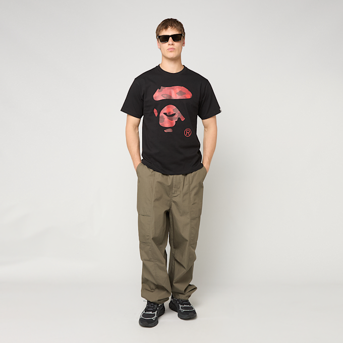 A Bathing Ape Color Camo Ape Face Tee black 99497 2