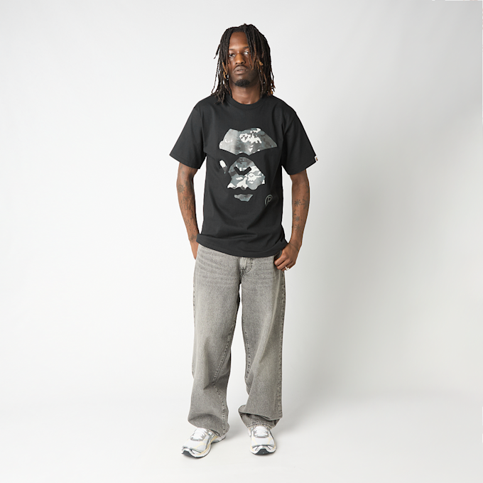 A Bathing Ape Multi Pixel Camo Mad Ape Face Tee black 99495 2