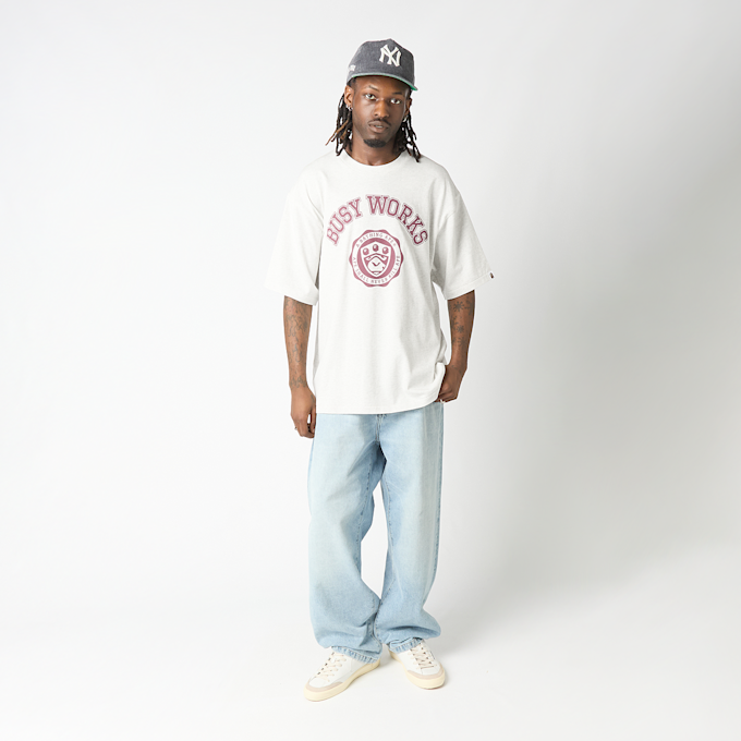 A Bathing Ape Busy Works College Relaxed Fit Tee grau 99502 2