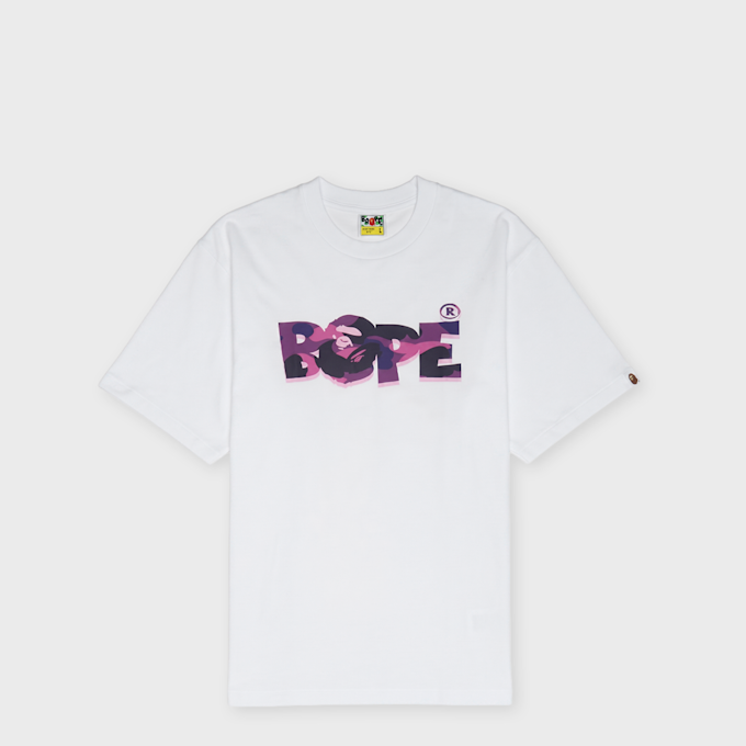 A Bathing Ape Color Camo Bape Logo Relaxed Fit Tee weiß 99501 1