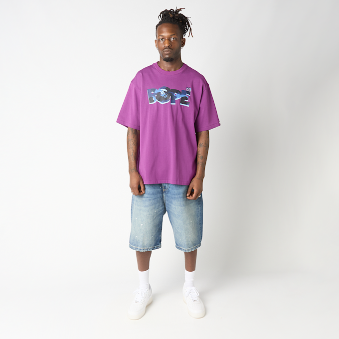 A Bathing Ape Color Camo Bape Logo Relaxed Fit Tee roze 99503 2