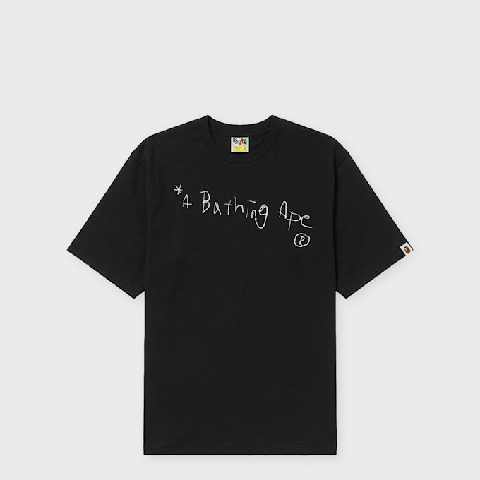 A Bathing Ape Hand Draw A Bathing Ape Relaxed Fit Tee schwarz 99500 1