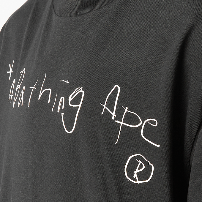 A Bathing Ape Hand Draw A Bathing Ape Relaxed Fit Tee schwarz 99500 4