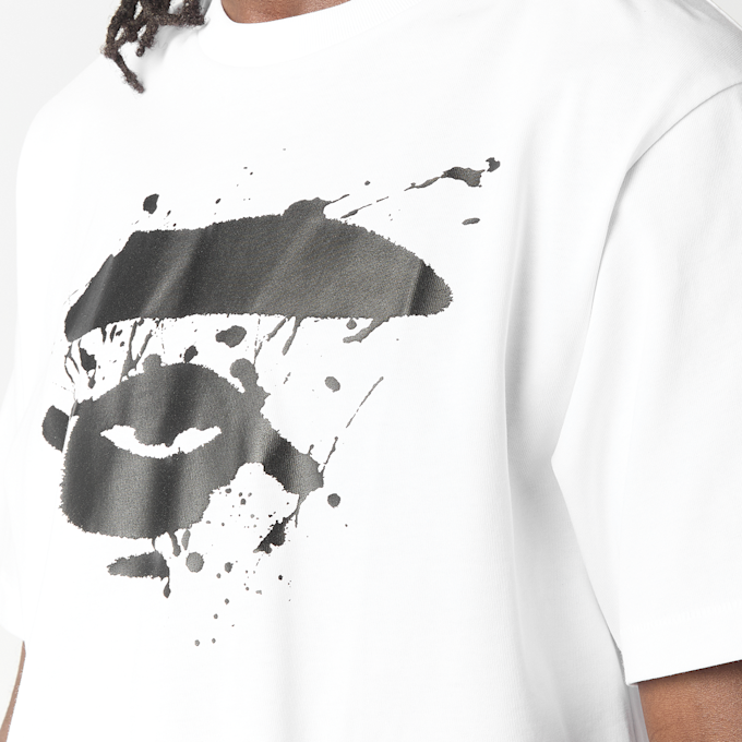 A Bathing Ape Graffiti Ape Face Tee white 99504 4