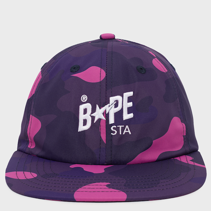 A Bathing Ape Color Camo Bape Sta Panel Cap purple 99513 4