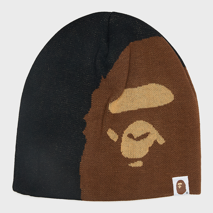 A Bathing Ape Ape Head Knit Cap schwarz 99519 1
