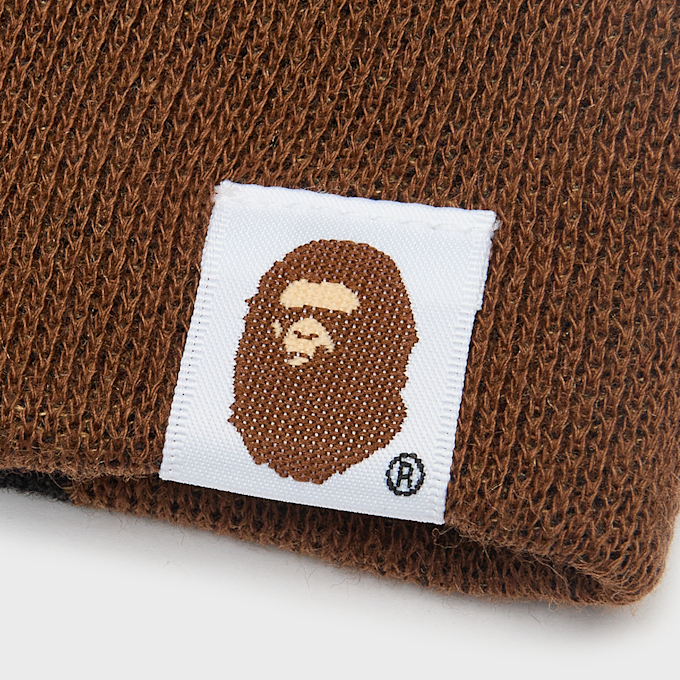 A Bathing Ape Ape Head Knit Cap black 99519 3