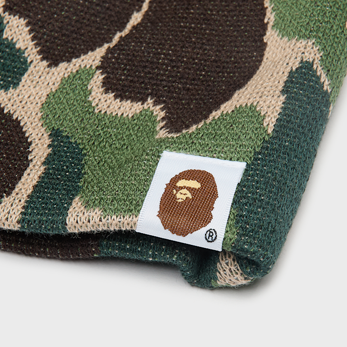 A Bathing Ape ABC Camo Knit Cap grün 99524 3