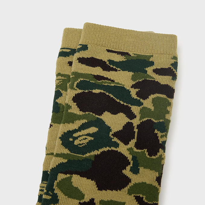 A Bathing Ape ABC Camo Jacquard Socks green 99530 3