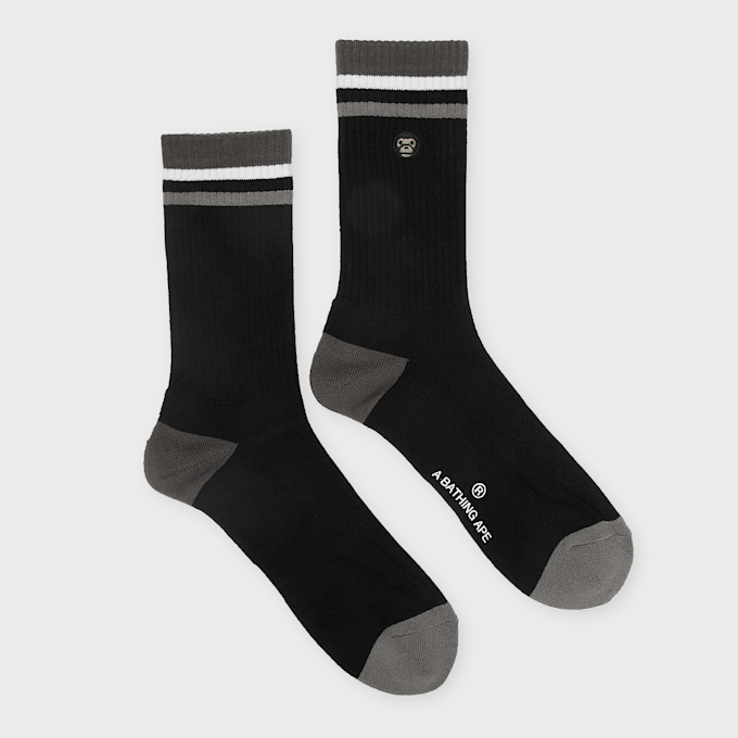 A Bathing Ape Baby Milo Line Socks schwarz 99545 2