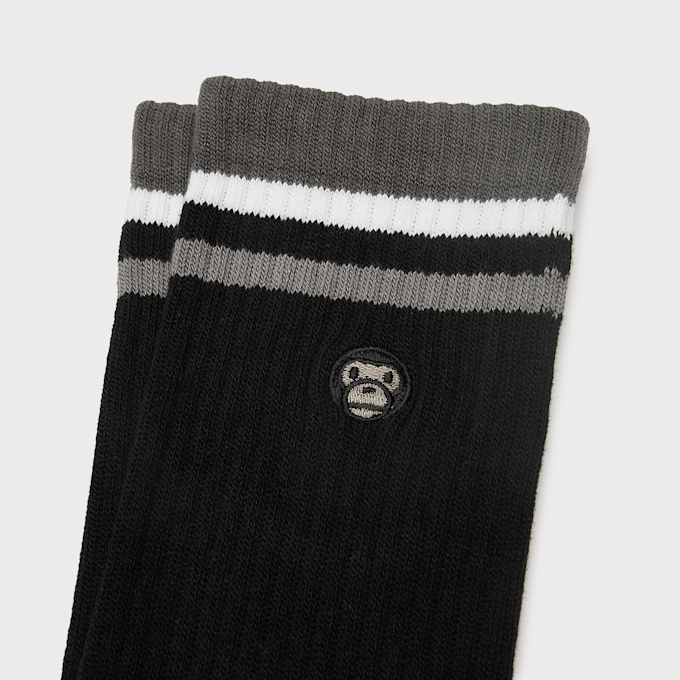 A Bathing Ape Baby Milo Line Socks zwart 99545 3