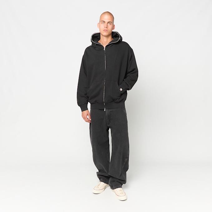 A Bathing Ape Garment Dye Shark Relaxed Fit Full Zip Hoodie schwarz 99555 2