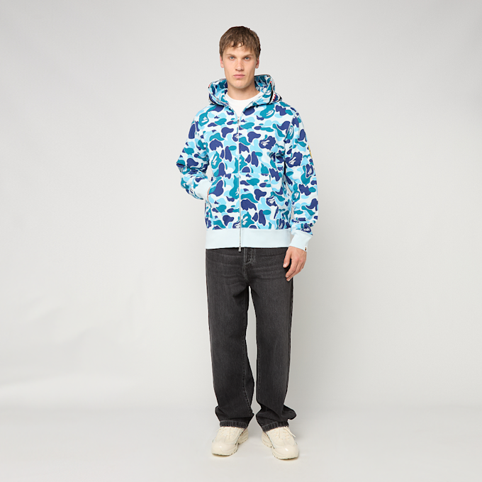 A Bathing Ape ABC Camo 2nd Shark Full Zip Hoodie blauw 99556 2