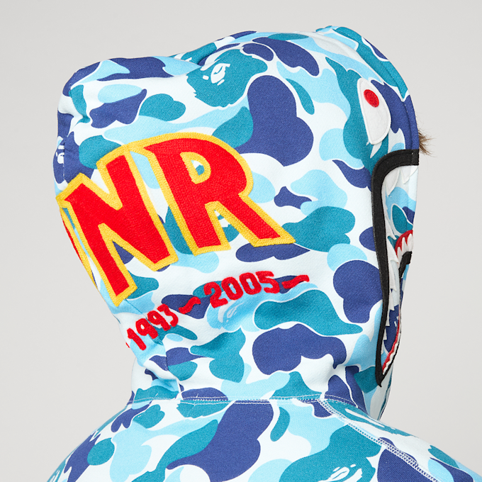 A Bathing Ape ABC Camo 2nd Shark Full Zip Hoodie blau 99556 5