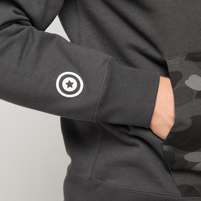 A Bathing Ape Color Camo Shark Full Zip Double Hoodie schwarz 99557 4