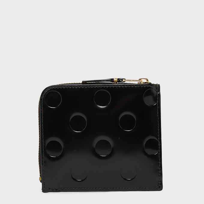 Comme des Garcons Wallet Dots Embossed Leather Line schwarz 99985 2