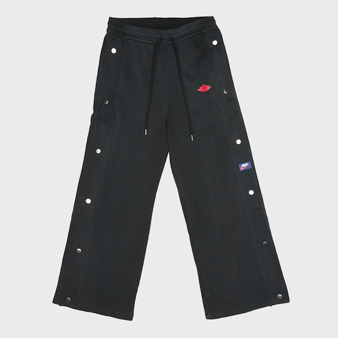 Nike Wmns Flight Fleece French Terry Snap Pants schwarz 101195 1